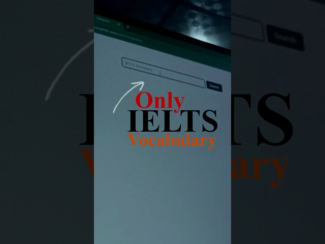 Computer-Delivered IELTS–এর জন্য Vocabulary কিভাবে শিখবেন? | Chaamir