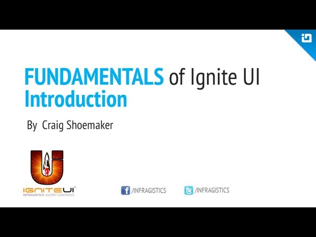 Introduction [Fundamentals of Ignite UI]