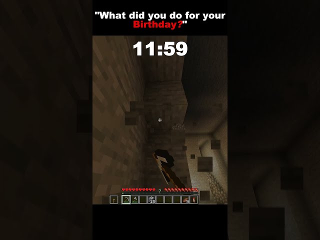 "What did you do for your Birthday?"#minecraft  #shadowslayerog