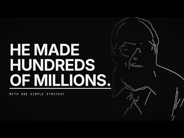 The Trading Strategy That Made HUNDREDS of MILLIONS (And Why It's SIMPLE)