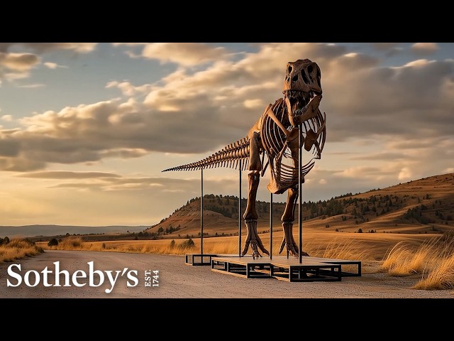 Uncovering a 38-Foot-Long T-Rex Skeleton: Meet Gus the T-Rex | Sotheby’s