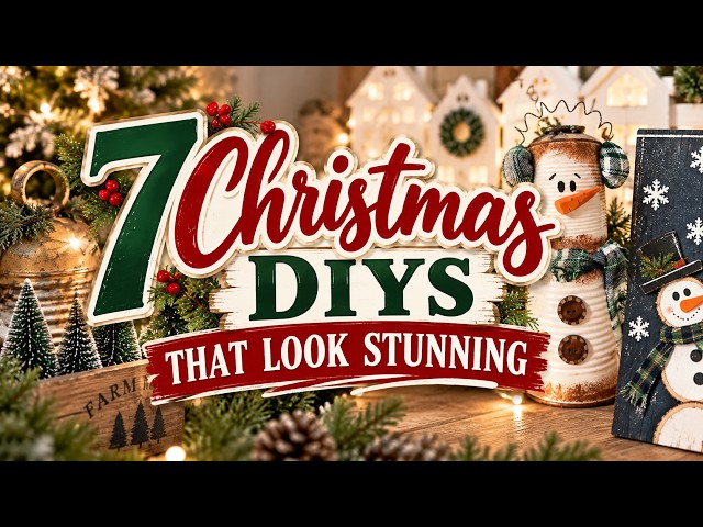 7 Christmas DIYs You Won’t Believe How Beautiful! Budget-Friendly