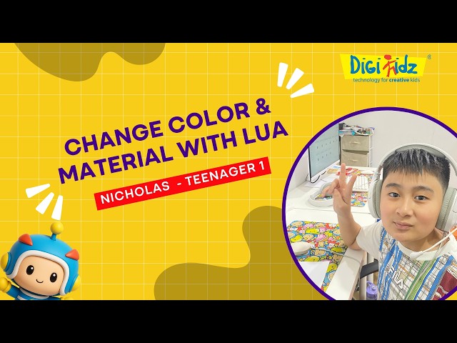 🚀 Nicholas’s Coding Session: Dynamic Object Styling in Lua | DIGIKIDZ