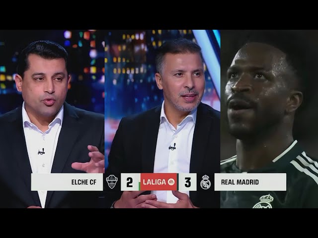 تعليق غير متوقع داخل الاستديو بعد فوز ريال مدريد 3-2 علي التشي بصعوبه في الدوري الاسباني 
