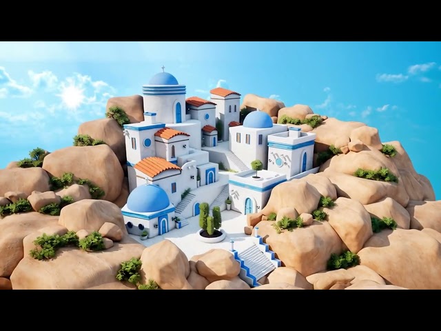 ⭐Members only⭐ Blender to Unreal Engine 5 – Stylized Greek Island Environment | Lessons 1-25