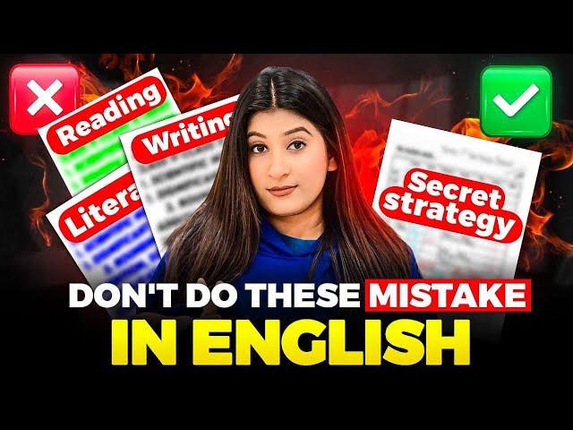 Best Strategy to score 95+ in ENGLISH Class 10🔥🤫 No Nonsense strategy❌ (Only 1% students know this)