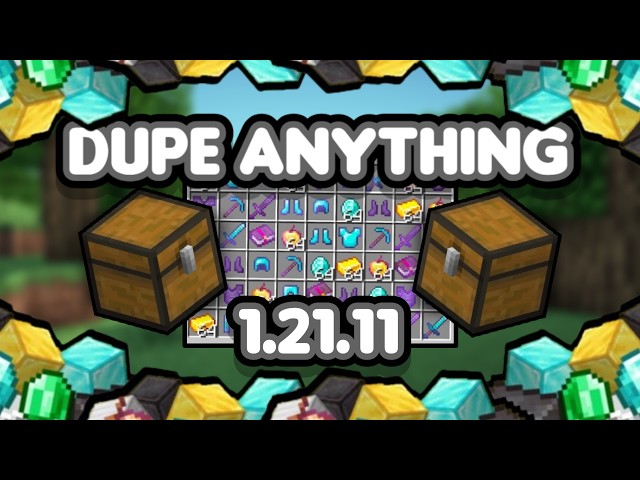 How To DUPE ANYTHING In Minecraft 1.21.11 Java Tutorial - Duplication Glitch
