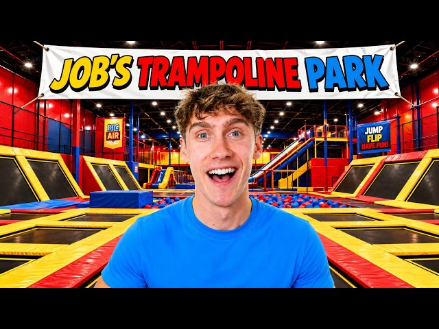 Job Opent Een Trampline Park In Roblox!