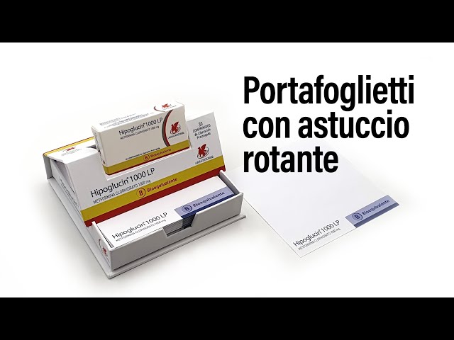 Portafoglietti con astuccio rotante - Gadget personalizzato