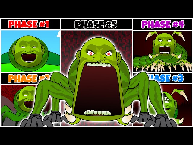 My Sprunki OC: LIN GANG MELON (Phase 1 to Phase 5)