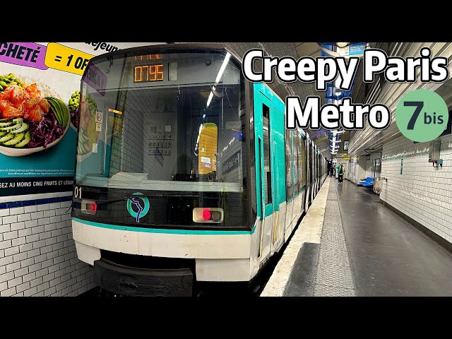 ⁴ᴷ⁶⁰ Exploring Paris' Creepy Metro Line 7bis