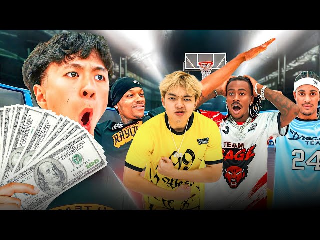 $500K Creator League Trampoline Basketball | YPK Raye, ZeroBounce, Tylil, and Cam Wilder!