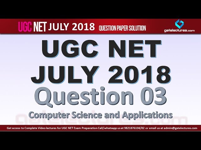 Question 03 UGC NET July 2018 CSE paper solution (Java Program Output)