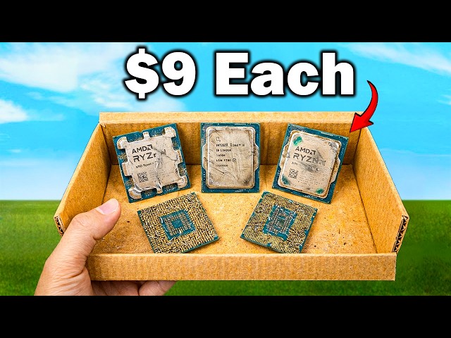 I Bought 5 Broken CPUs for $9 Each - Can I Profit?!