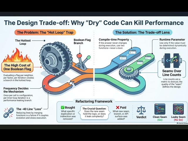 🎙️Design is a Trade-off: Why "Don't Repeat Yourself" Code Often Kills Performance (Part 6)