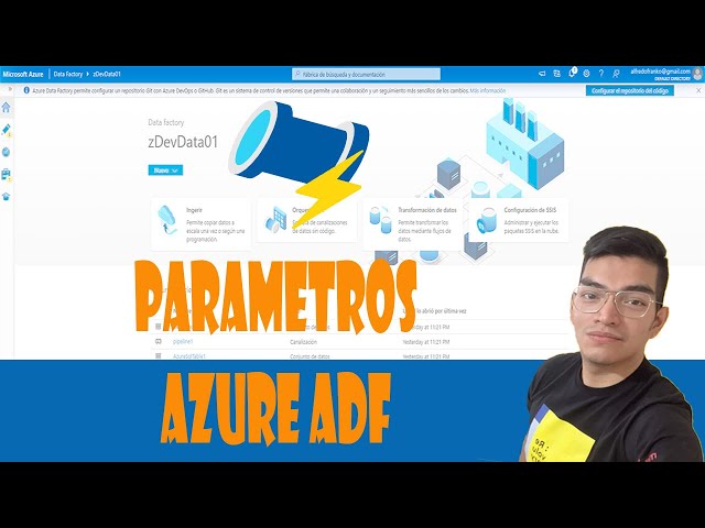 Parámetros dinámicos  en Azure Data Factory - EP5