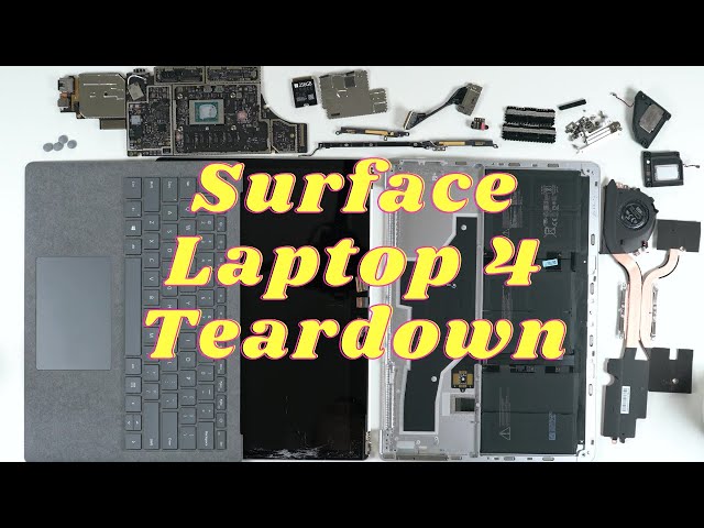 Microsoft Surface Laptop 4   2021 Full Disassembly