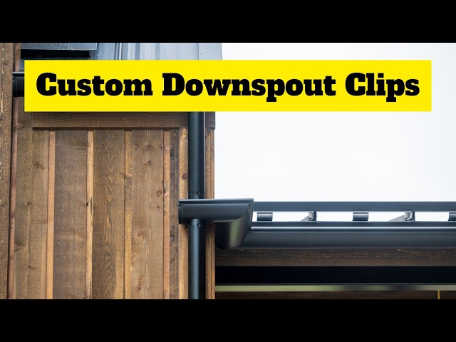 How To Make Downspout Clips