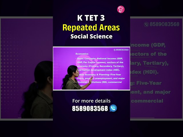 K TET 3 SOCIAL SCIENCE 1 MINUTE 1 PYQ | K TET EXAM 2026
