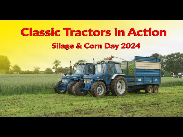 A Classic Silage Cutting Experience in Northern Ireland * With Classic and Vintage Tractor Road Run