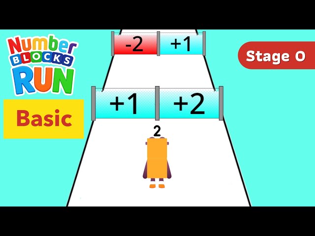Numberblocks Run Basic|Stage 0|Studying math