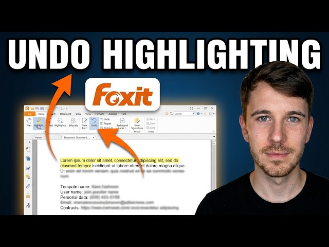 How to Undo Highlighting in Foxit Reader (Easy Way)