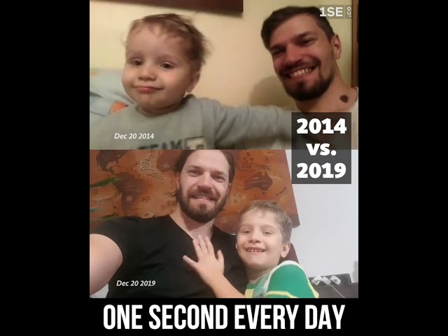 Man Recreates Memories with 1 Second Everyday