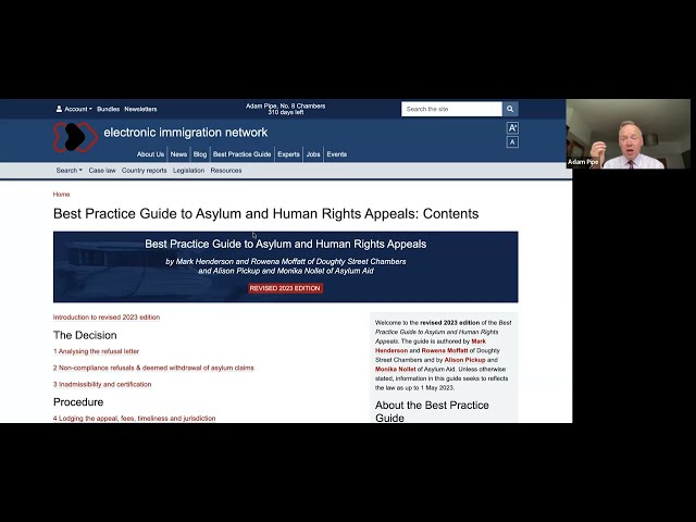 A short video guide to the Electronic Immigration Network