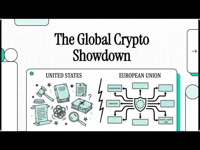 The Global Crypto Showdown: Fragmentation (US) vs. Harmony (EU MiCA)【Dr. Deric】