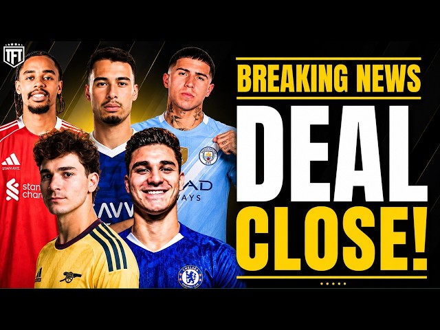 Arsenal DEAL IMMINENT! Alvarez DEAL CLOSE🚨Enzo to Man City 140m BID😮 Barcola to Liverpool TONIGHT!