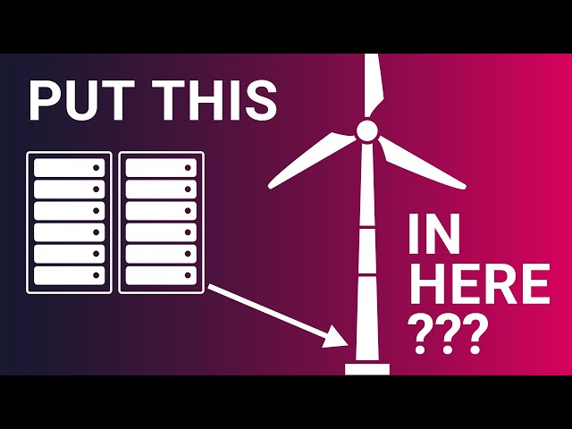 🤯 They build DATACENTERS in WIND TURBINES (and monitor it with PRTG)