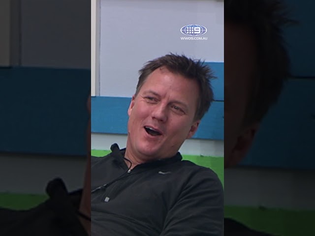 When Garry and Sam lost it at each other over Damo's cooking 😂 #AFL #Footy #TheFootyShow