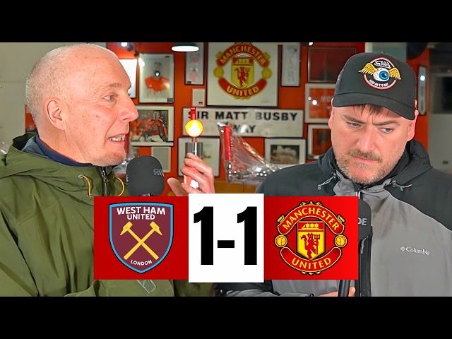 "THAT MIGHT PROVE A VITAL POINT" West Ham 1-1 Man United FT