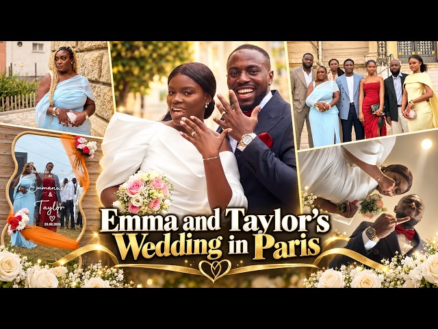 They Got Married in Paris! 🇫🇷💍 | Emma & Taylor