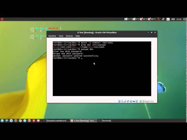 Recovery passowrd ubuntu