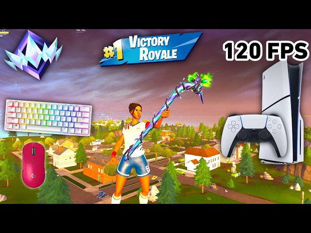 Fortnite Unreal Ranked Reload On PS5 Slim | Keyboard & Mouse Gameplay | 120 FPS | 4K