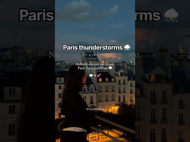 This is why Paris is always a dream ⛈️✨ #paris #aesthetic #travelvlog