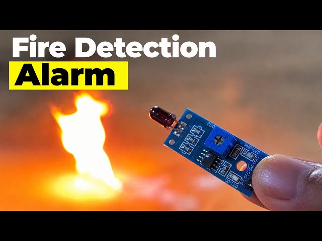 Can This Sensor Detect Fire? 🔥 | DIY Fire Alarm