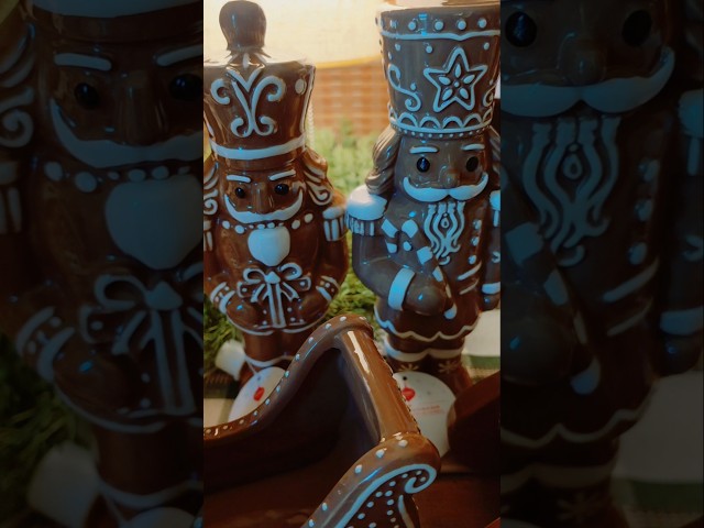 ALDI MERRY MOMENTS GINGERBREAD CERMAMIC GINGERBREAD CHRISTMAS DECORATIONS