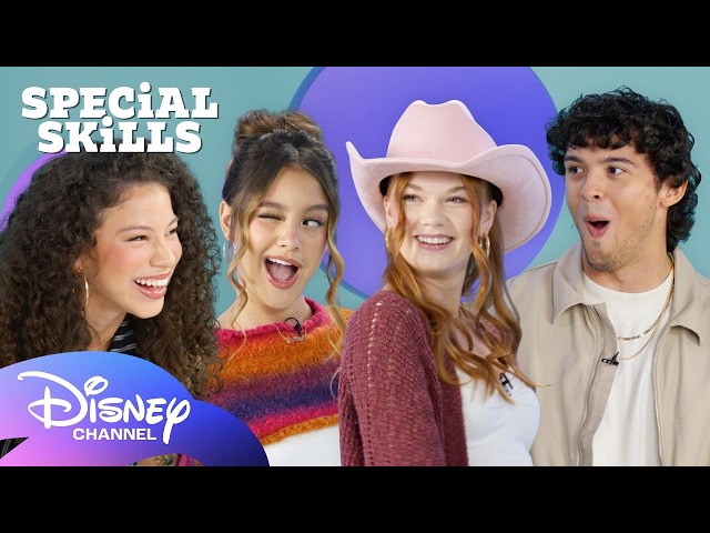 Liamani, Ava, Alexandro & Kiara Guess Each Other’s Talents! 😆✨ | Special Skills | Disney Channel