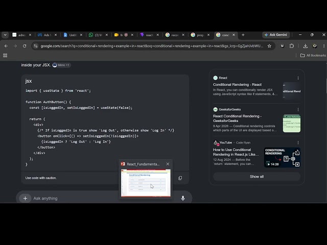 React Basics and Hooks