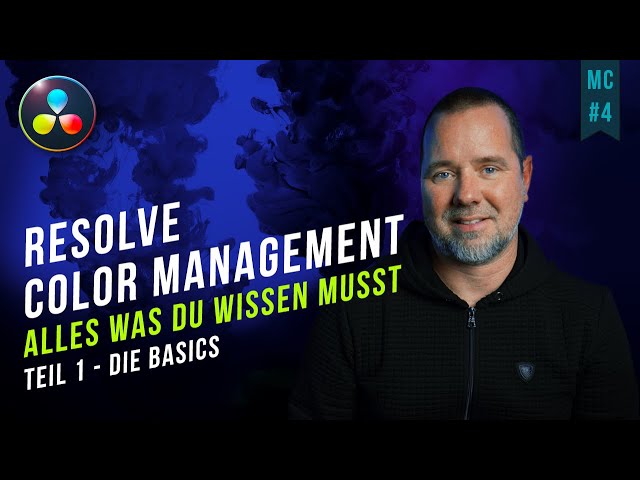 Resolve Color Management - DaVinci Resolve 17 Tutorial in Deutsch - Basics