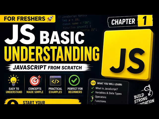 Basic Fundamentals of Javasript |very important chapter for freshers | Freshers | jobs 💥📕🚩
