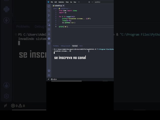 Hacker Fake para Viralizar #python
