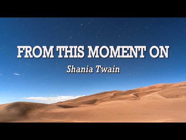 FROM THIS MOMENT