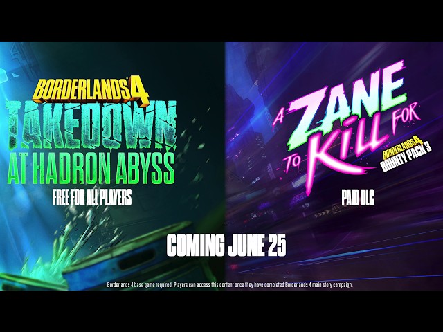 Borderlands 4 - Takedown and Bounty Pack 3 Teaser