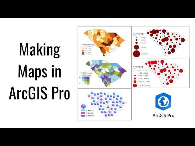 How to Create Choropleth, Bivariate, Pie, Dot Density, Graduated, & Proportional Maps in ArcGIS Pro?