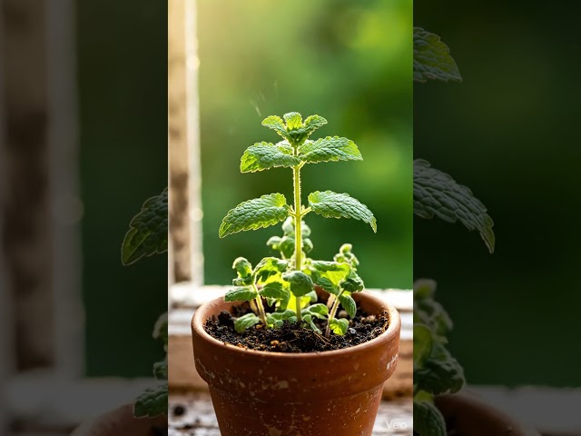Mint Plant Time-Lapse | Tiny Sprout to Fresh Green