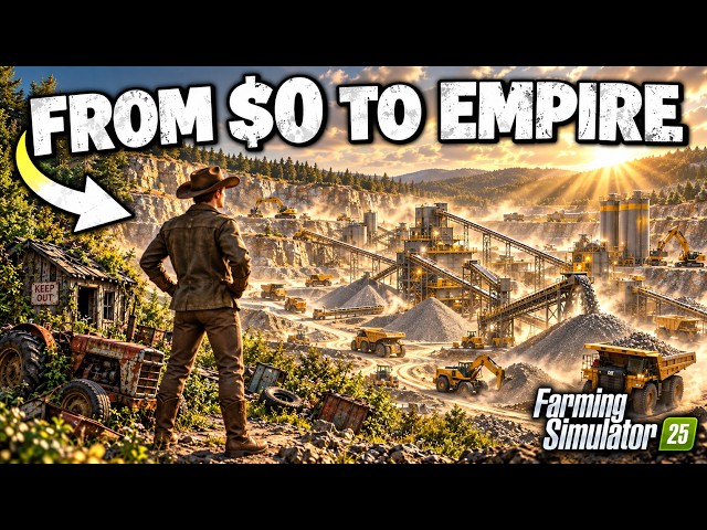 I Turned an ABANDONED QUARRY Into an EMPIRE! | Farming Simulator 25