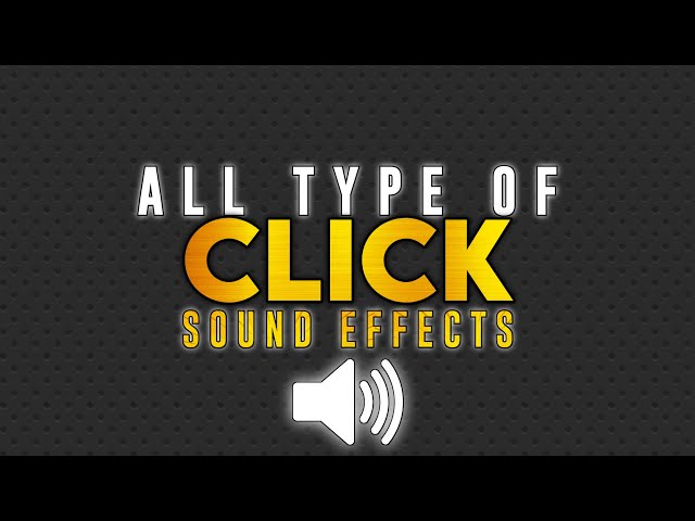 50+ Click sound effect || Mouse click sound effects no copyright